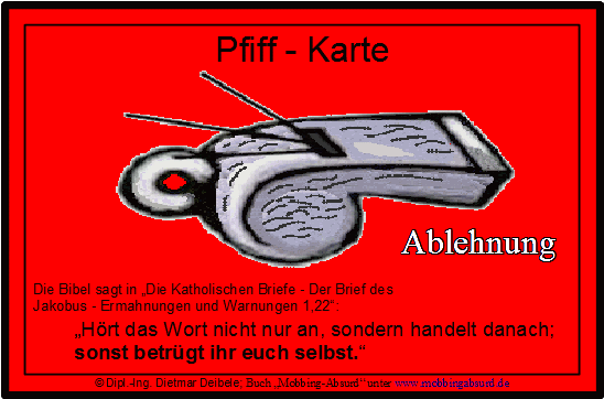 rote Pfiffkarte